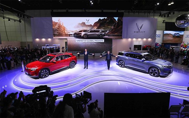 VinFast ra mắt thương hiệu xe điện tại Los Angeles Auto Show 2021 ảnh 2