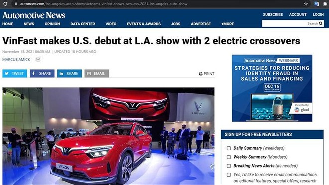 Truyền thông quốc tế: VinFast sẽ thách thức Tesla ngay tại sân nhà Mỹ ảnh 2