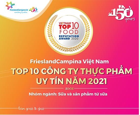 Tập đoàn FrieslandCampina đạt nhiều giải thưởng uy tín trong năm 2021, đánh dấu hơn 25 năm Vươn cao vượt trội cùng Việt Nam ảnh 2