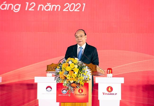 Vingroup khởi công Nhà máy sản xuất pin VinES tại Khu kinh tế Vũng Áng, Hà Tĩnh ảnh 2