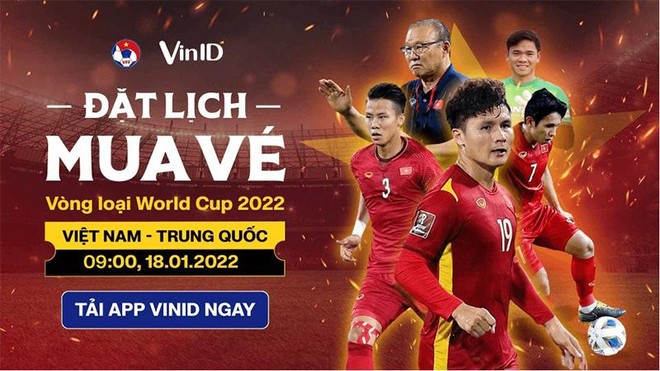 VinID mở bán vé trận Việt Nam - Trung Quốc đúng mùng 1 Tết ảnh 1