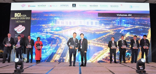 Vinhomes được vinh danh Chủ đầu tư bất động sản hàng đầu Việt Nam tại BCI Asia Awards ảnh 1
