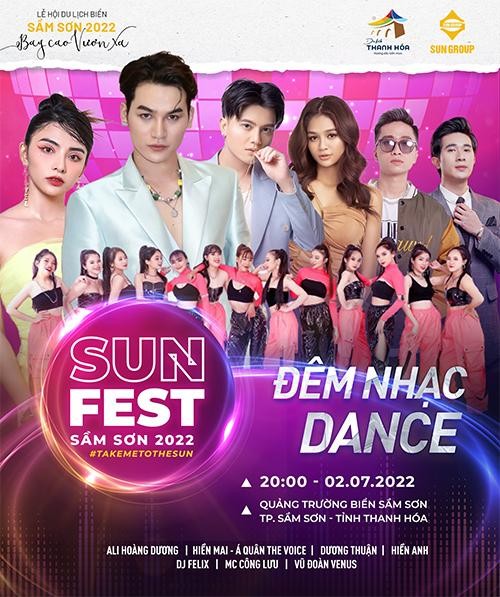 Đêm nhạc Sun Fest vào ngày 2/7 hứa hẹn sẽ chiêu đãi du khách những bộ ảnh nhạc Dance hấp dẫn 4