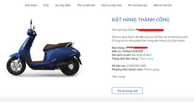 Người Việt ‘đổ xô’ đặt mua xe máy điện quốc dân mới VinFast Evo200 ảnh 1