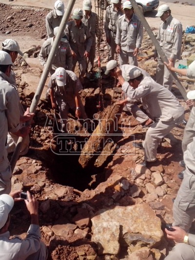 Sau lũ, phát hiện bom nặng nửa tấn ảnh 1