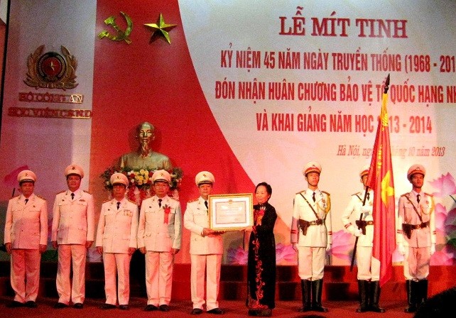 Học viện CSND đón nhận Huân chương Bảo vệ Tổ quốc hạng Nhất ảnh 2