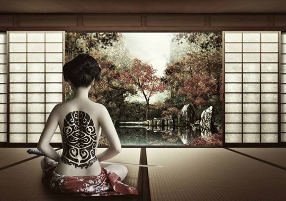 Người mẫu Xuân Thuỳ hoá thân thành nữ kiếm sĩ Samurai ảnh 1