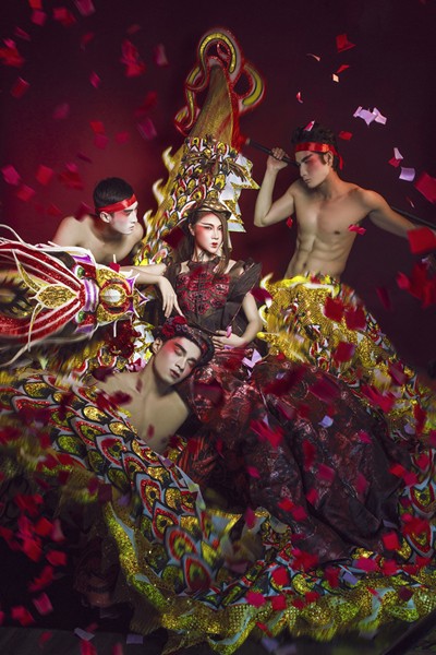 Bộ ảnh trung thu “siêu độc” của siêu mẫu Kim Dung ảnh 8