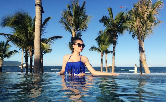 “Siêu vòng 3” Lan Hương diện bikini khoe đường cong quyến rũ ảnh 5